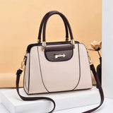Women's Crossbody Bag Large Capacity PU Leather Shoulder Messenger Bag