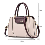 Women's Crossbody Bag Large Capacity PU Leather Shoulder Messenger Bag