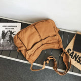 Fatchels Winter Canvas Shoulder Bag Large Capacity