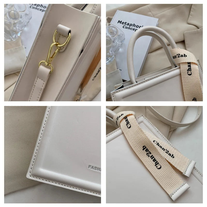 Women's Small Tote Bag Candy Leather Shoulder Handbag