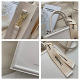 Women's Small Tote Bag Candy Leather Shoulder Handbag