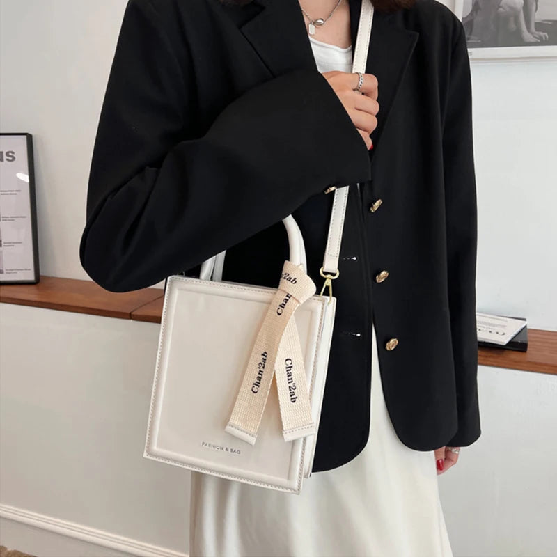 Women's Small Tote Bag Candy Leather Shoulder Handbag