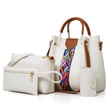 Four-piece Shoulder Bags Messenger Wallets for Woman Handbag Ladies Purse