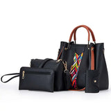 Four-piece Shoulder Bags Messenger Wallets for Woman Handbag Ladies Purse