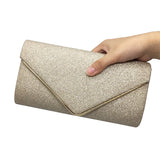 Glitter Envelope Clutch Chain Shoulder Bag for Girl