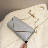 Glitter Envelope Clutch Chain Shoulder Bag for Girl