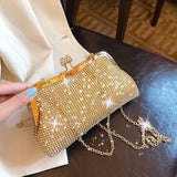 Diamond Evening Bags Hasp Handbag Elegent Chain Women Shoulder Crossbody Bag