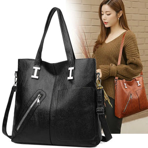 Multi-pocket PU Leather Shoulder Bags for Women