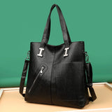 Multi-pocket PU Leather Shoulder Bags for Women