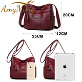 Retro Mini Crossbody Bag Women's Pu Leather Messenger Zipper Shoulder Bag