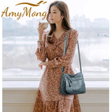 Retro Mini Crossbody Bag Women's Pu Leather Messenger Zipper Shoulder Bag