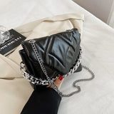 Small Square Cross Body Handbag Green Purple Gothic Bag