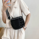 Diamonds Shoulder Chest Bag Rhinestone Crossbody Tote Purse