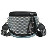 Diamonds Shoulder Chest Bag Rhinestone Crossbody Tote Purse