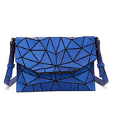 Matte Shoulder Bag Women Evening Party Bag Geometry Messenger Clutch