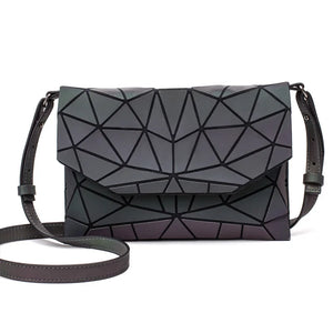 Matte Shoulder Bag Women Evening Party Bag Geometry Messenger Clutch