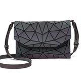 Matte Shoulder Bag Women Evening Party Bag Geometry Messenger Clutch