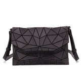 Matte Shoulder Bag Women Evening Party Bag Geometry Messenger Clutch