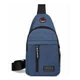 Men's Nylon Waist Bag Fanny Pack Sports Travel Outdoor Chest Bag