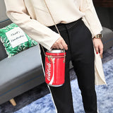 Small Box Shape Shoulder Bag Funny Personality Crossbody Bag