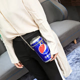 Small Box Shape Shoulder Bag Funny Personality Crossbody Bag