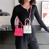 Women's Mini Shoulder Bag Flap Crossbody Top Handle Bag