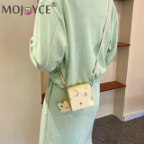 Mini Crossbody Bag for Women - Cheese Shaped Phone Pouch