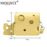 Mini Crossbody Bag for Women - Cheese Shaped Phone Pouch
