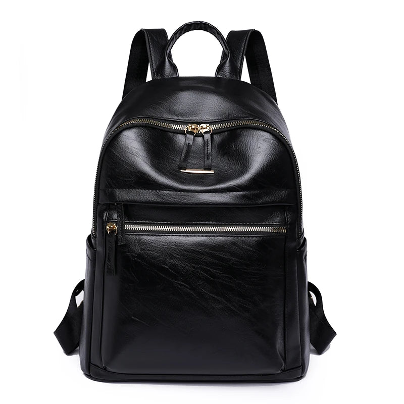 Fashion PU Leather Girl Backpack Shoulder Bag