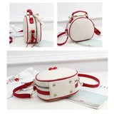 Women's Round Shoulder Bag Mini Crossbody Versatile Portable
