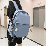 Nylon Women Backpack Style Ins Ulzzang Travel Laptop Rucksack