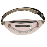 PU Waist Bag Women Money Belt Bum Pack Travel Crossbody Chest Bags