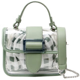 Small PVC Jelly Bag Transparent Shoulder Handbag
