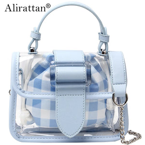 Small PVC Jelly Bag Transparent Shoulder Handbag
