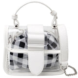 Small PVC Jelly Bag Transparent Shoulder Handbag