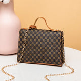 Crown Tassel Square Bag Shoulder Messenger Retro Contrast Bag