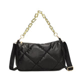 Retro Women Chain Handbag Shoulder Bags Brown Underarm Bag