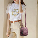 Rhombus Shoulder Bags Women Casual Small Messenger Bags