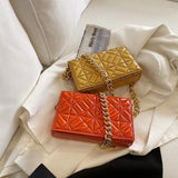 Shoulder Bag Women Thick Chain Quilted Bag Female Handbags
