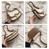 Denim Stitching Women Travel Shoulder Bag