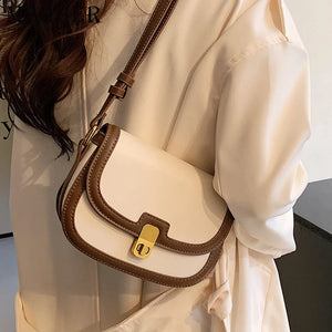 Denim Stitching Women Travel Shoulder Bag