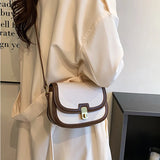 Denim Stitching Women Travel Shoulder Bag