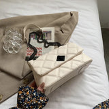 Shoulder Bag Women Travel Bags Leather Pu Quilted Bag Female Handbags