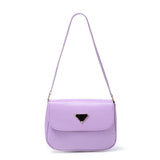Women's Small PU Leather Shoulder Bags Solid Travel Totes