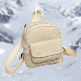 Velvet Solid Corduroy Backpack Women