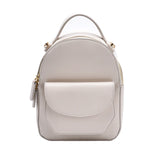 Small Leather Backpack Women Crossbody Bag Multi-Function Shoulder Handbags