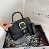 Small Women Shoulder Bag Casual Crossbody Top Handle Flap Shoulder Bag