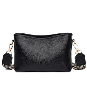 Solid Cow Women Shoulder Crossbody Bag Ladies Phone Bag