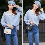 Women's Leather Crossbody Shoulder Bag Casual Chest Waist Bag