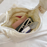 Space Pad Cotton Shoulder Bag Female Shopper Winter Nylon